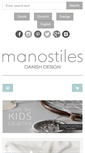 Mobile Screenshot of manostiles.com